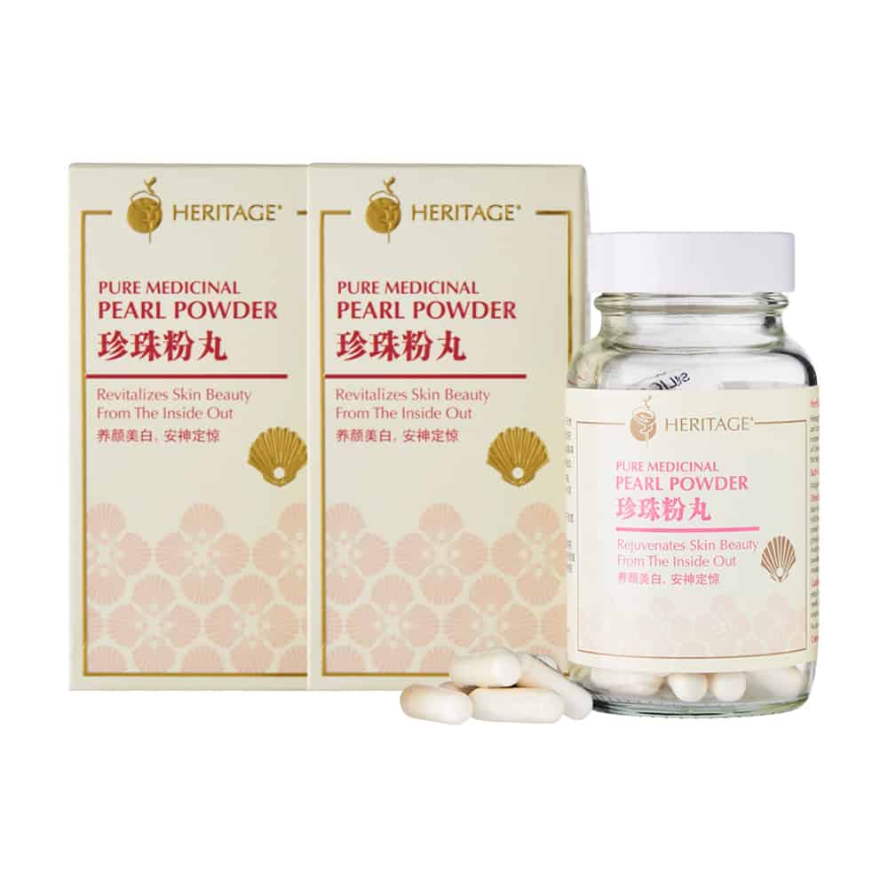 Heritage® Pure Medicinal Pearl Powder (Twin Pack) (Beauty Supplement) 珍珠粉丸