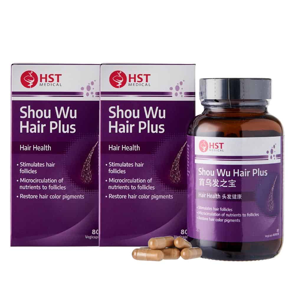 HST Medical® Shou Wu Hair Plus (Twin Pack) (Hair Care) 首乌发之宝